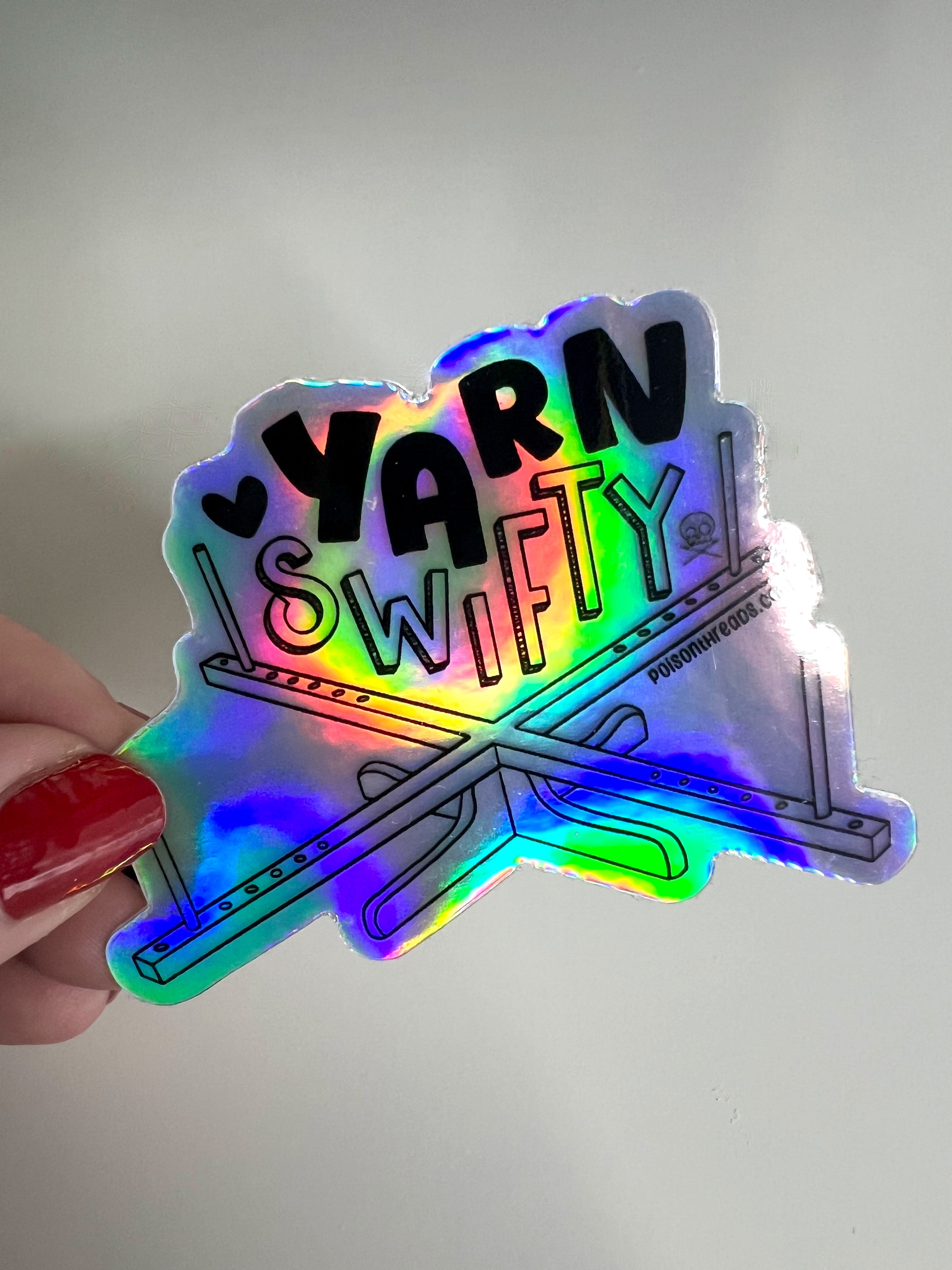 Swifty Sticker Yarn Swifty Sticker - Taylor Swift Inspired – Poison Threads